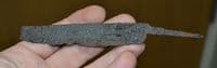 A scarce Anglo Saxon iron knife blade found in the River Thames, London. SOLD
