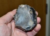 A scarce Early Lower Paleolithic Flint hammer stone, Happisburgh, Norfolk. SOLD