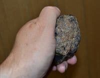 A scarce Early Lower Paleolithic Flint hammer stone, Happisburgh, Norfolk. SOLD