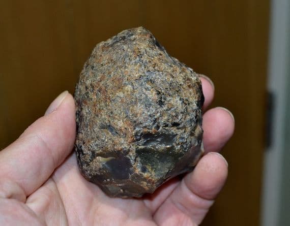 A scarce Early Lower Paleolithic Flint hammer stone, Happisburgh, Norfolk. SOLD