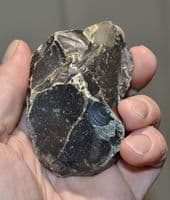 A scarce, extremely early Lower Paleolithic proto flint hand axe, Pakefield, Suffolk. SOLD