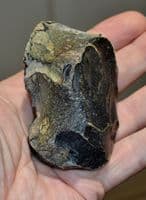 A scarce, extremely early Lower Paleolithic proto flint hand axe, Pakefield, Suffolk. SOLD