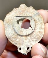 A scarce Roman votive lead mirror found in Yorkshire. SOLD