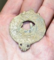 A scarce Roman votive lead mirror found in Yorkshire. SOLD