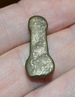 A scarce, stylized  Roman bronze Phallic Amulet, River Thames foreshore, London. SOLD