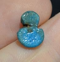 A small Ancient Egyptian turquoise glazed faience amulet of Sekhmet (Lion headed Goddess) SOLD