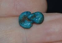 A small Ancient Egyptian turquoise glazed faience amulet of Sekhmet (Lion headed Goddess) SOLD