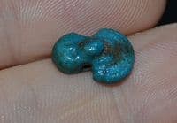 A small Ancient Egyptian turquoise glazed faience amulet of Sekhmet (Lion headed Goddess) SOLD