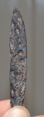 A small Anglo Saxon iron knife found at Thetford, Norfolk. SOLD