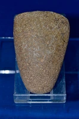 A small but appealing Neolithic ground stone axe from Cambridge. SOLD