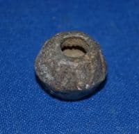 A small but attractive Early Medieval lead Spindle Whorl from London. SOLD