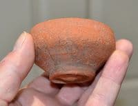 A small but excellent Roman redware terracotta bowl, Tunisia, North Africa. SOLD