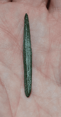 A small but pleasant Bronze age leather workers awl, Cambridgeshire.