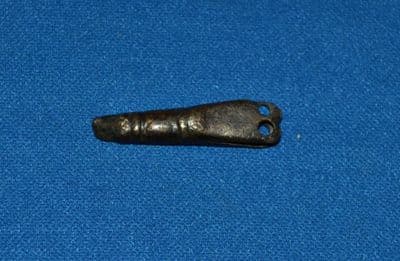 A small but pleasant Late Anglo Saxon bronze Zoomorphic strap end found in Norfolk. SOLD