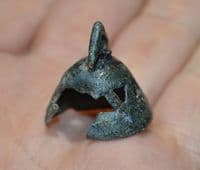 A small, scarce and unusual Anglo Saxon bronze ornate open-work bronze bell, found in the West Midlands. SOLD