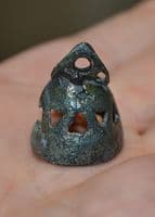 A small, scarce and unusual Anglo Saxon bronze ornate open-work bronze bell, found in the West Midlands. SOLD