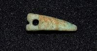 A small stylised Ancient Egyptian Faience amulet of Sobek (Crocodile God) SOLD