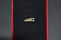 A small stylised Ancient Egyptian Faience amulet of Sobek (Crocodile God) SOLD