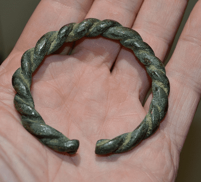 A superb, heavy and robust Celtic (Iron Age) ladies bronze 