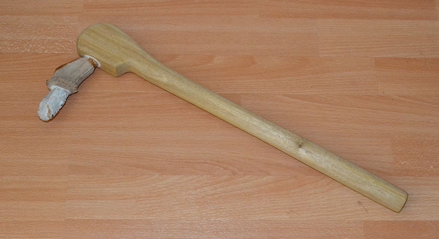 A superb late Neolithic flint pick professionally hafted in prototype ...