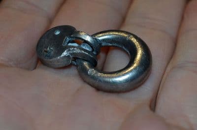 A superb quality, heavy Viking period solid silver buckle from Northern Germany. SOLD