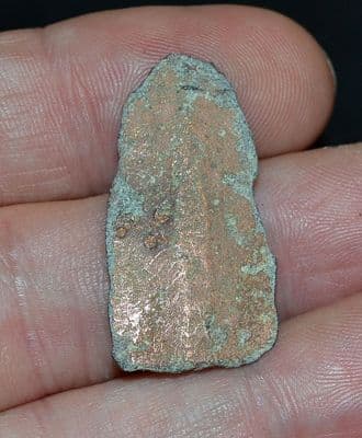 A tip from a Late Bronze Age dagger, River Thames, London. SOLD