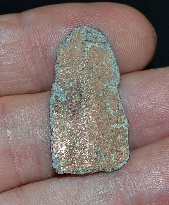 A tip from a Late Bronze Age dagger, River Thames, London. SOLD