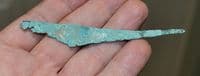 A very affordable Late Bronze age tanged bronze razor. SOLD