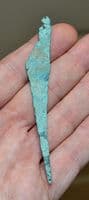 A very affordable Late Bronze age tanged bronze razor. SOLD