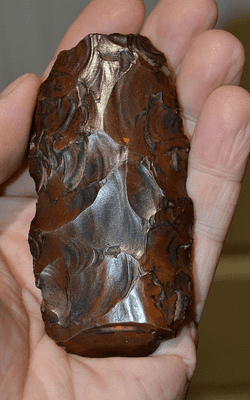 A very attractive Upper Paleolithic / Predynastic Egyptian flint hand axe,  Egypt (AX2) SOLD