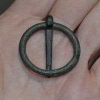A very large and excellent Medieval Annular bronze Brooch complete with pin. SOLD