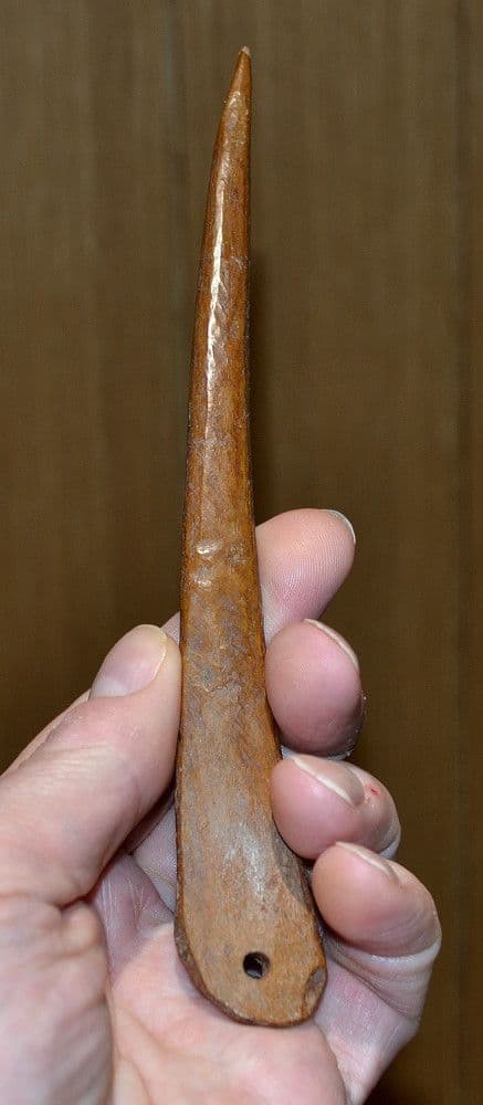 A very large and superb Late Anglo Saxon carved bone 