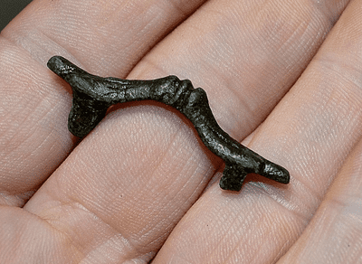 A very pair of nice Anglo Saxon bronze 
