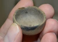 A very rare and unusual Late Iron Age miniature votive pottery bowl from Gloucestershire. SOLD