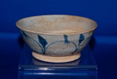 An attractive 18th Century glazed tea bowl from Thailand. SOLD