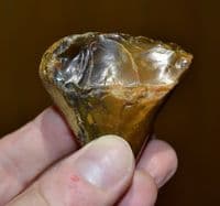 An attractive Lower Palaeolithic  flint scraper, River Stour, Harkstead. SOLD