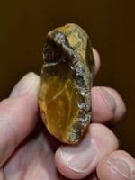 An attractive Lower Palaeolithic  flint scraper, River Stour, Harkstead. SOLD