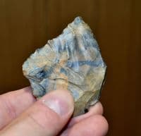 An attractive Mid-Paleolithic flint flake denticulated hand saw, River Orwell, Ipswich. SOLD