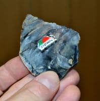 An attractive Mid-Paleolithic flint flake denticulated hand saw, River Orwell, Ipswich. SOLD