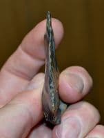 An attractive Mid-Paleolithic flint flake denticulated hand saw, River Orwell, Ipswich. SOLD