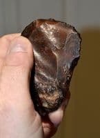 An attractive Upper Paleolithic / Predynastic Egyptian flint knife / scraper from Thebes. SOLD