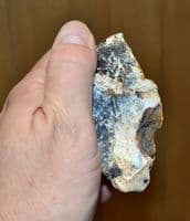 An early Lower Paleolithic flint Pebble chopper, Warren Hill, Suffolk. SOLD