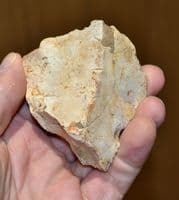 An early Lower Paleolithic flint small hand axe, Warren Hill, Suffolk.