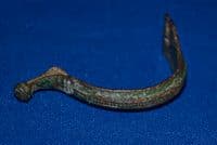 An early Roman (Romano-British) bronze Aucissa fibula brooch. SOLD