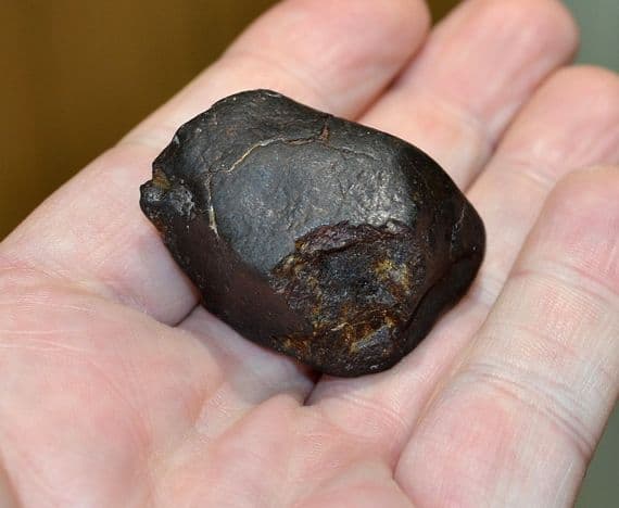 An excellent 57.9g unclassified NWA Chondrite Stony Meteorite, Libya, Ex. Simon Camm Coll. (M3) SOLD