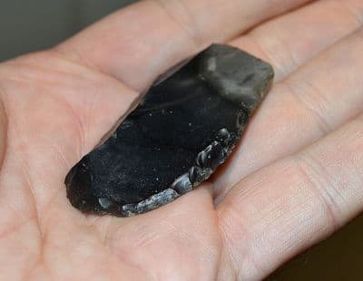 An excellent and finely worked Late Neolithic / Early Bronze age flint knife, Norfolk. SOLD
