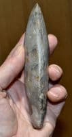 An excellent and good sized Neolithic polished flint axe head found Aldeby, Norfolk. SOLD