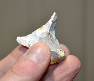 An excellent and nicely worked Neolithic flint Borer / Awl found Salisbury plain, Old Coll. SOLD