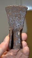 An excellent and robust Viking socketed iron adze, Germany. SOLD