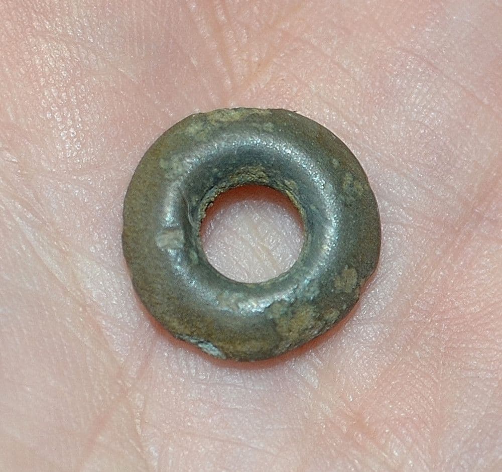An excellent and scarce Late Bronze Age bronze bead found in North
